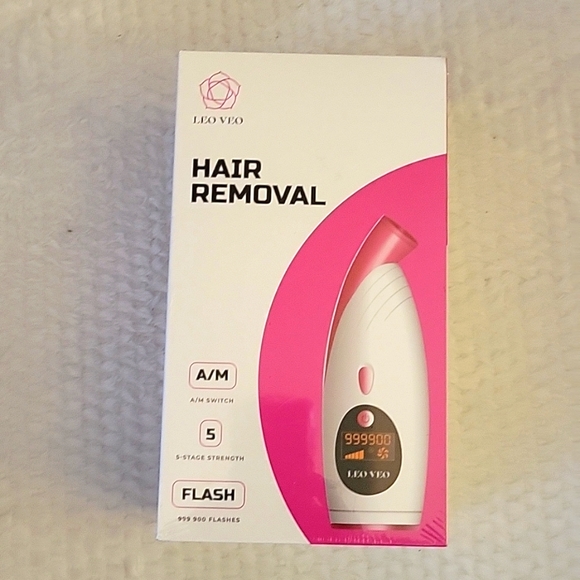 Leo Veo Hair Removal Device 5 stage strength Face Underarm Arms Back Legs NEW - Picture 1 of 4